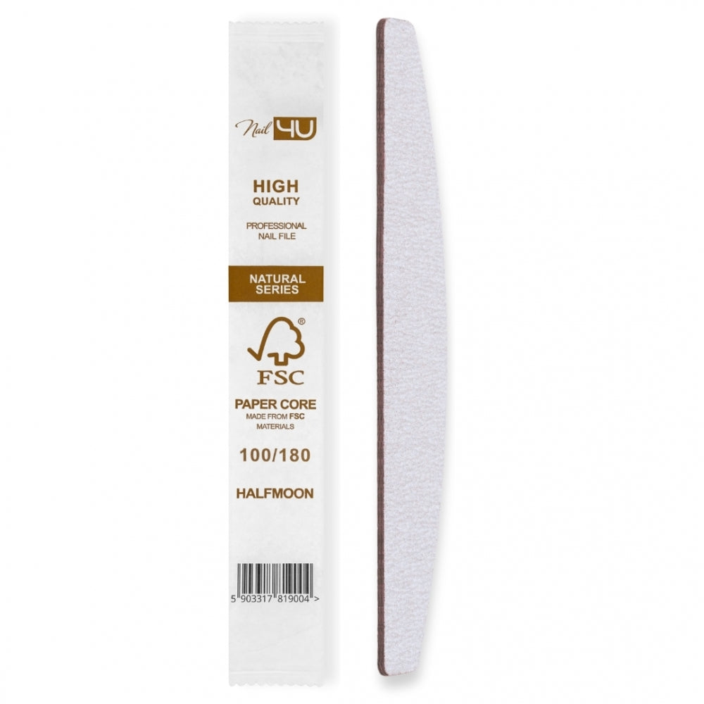 Nail4U Innowacyjny! Pilnik Natural Standard Łódka 100/180