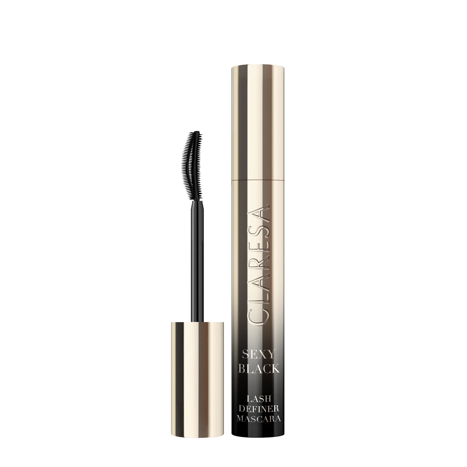 Claresa Sexy Black Volume & Curl Mascara Tusz Do Rzęs Czarny Pogrubiająco-Podkręcający, 10 G