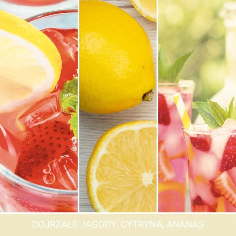 Yankee Candle Signature Świeca Zapachowa Duża Iced Berry Lemonade