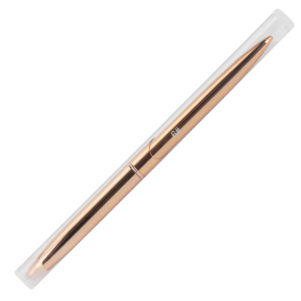 Pędzelek Do Żelu Kwadratowy Rose Gold Nr 6