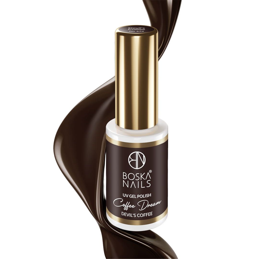 Boska Nails Lakier Hybrydowy Coffee Dream Devil's Coffee No 574 6ml
