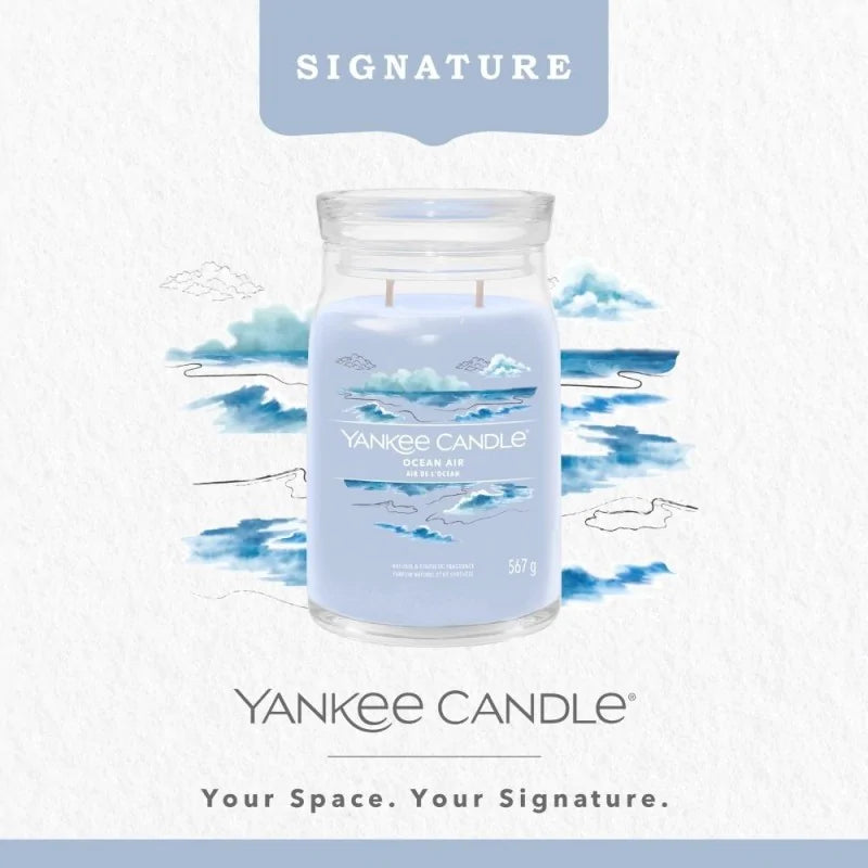Yankee Candle Signature Świeca Zapachowa Duża Ocean Air