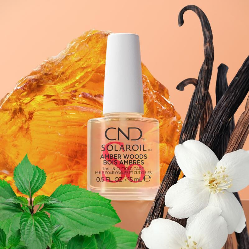 CND Solar Oil Nail & Cuticle Amber Woods Olejek Do Paznokci 15 ml