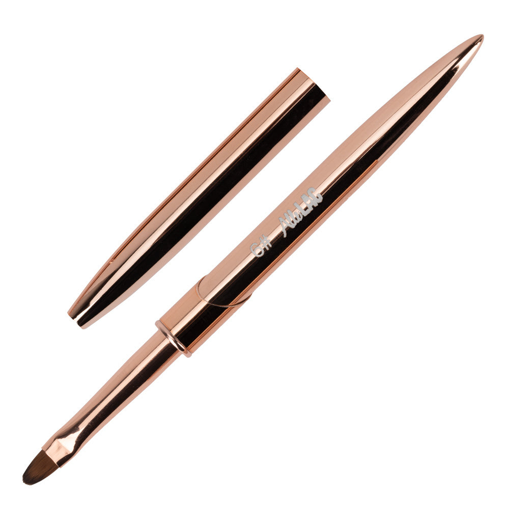 Allelac Pędzelek Do Żelu Owalny Rose Gold Nr 6