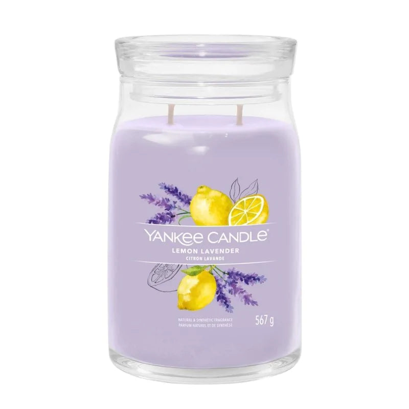 Yankee Candle Signature Świeca Zapachowa Duża Lemon Lavender