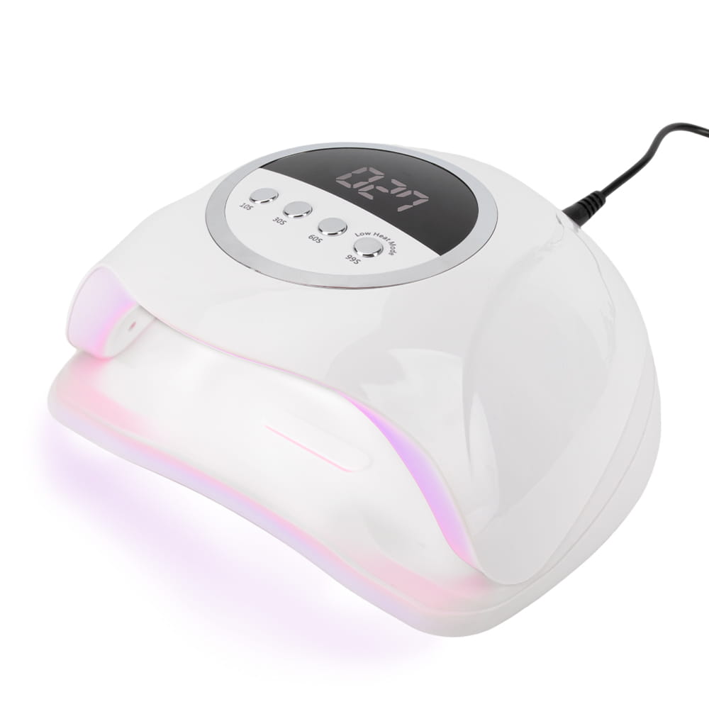 Lampa Do Paznokci UV/LED 320W Do Lakierów Hybrydowych Żeli I Akrylożeli Biała X20 MAX