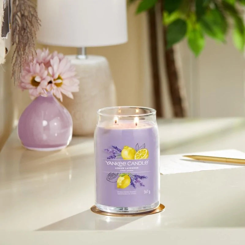 Yankee Candle Signature Świeca Zapachowa Duża Lemon Lavender