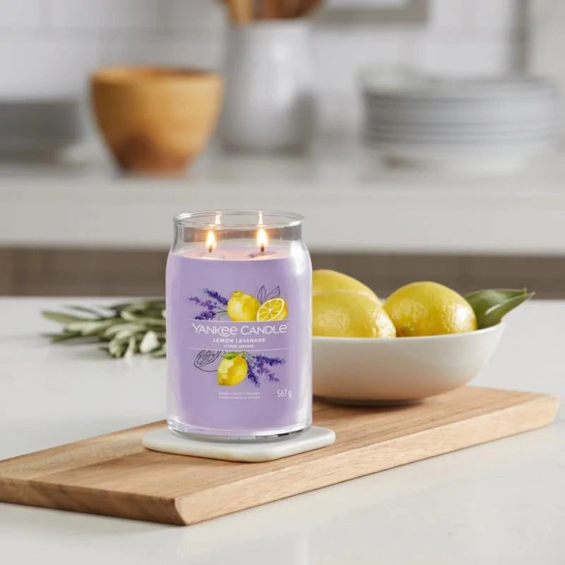 Yankee Candle Signature Świeca Zapachowa Duża Lemon Lavender