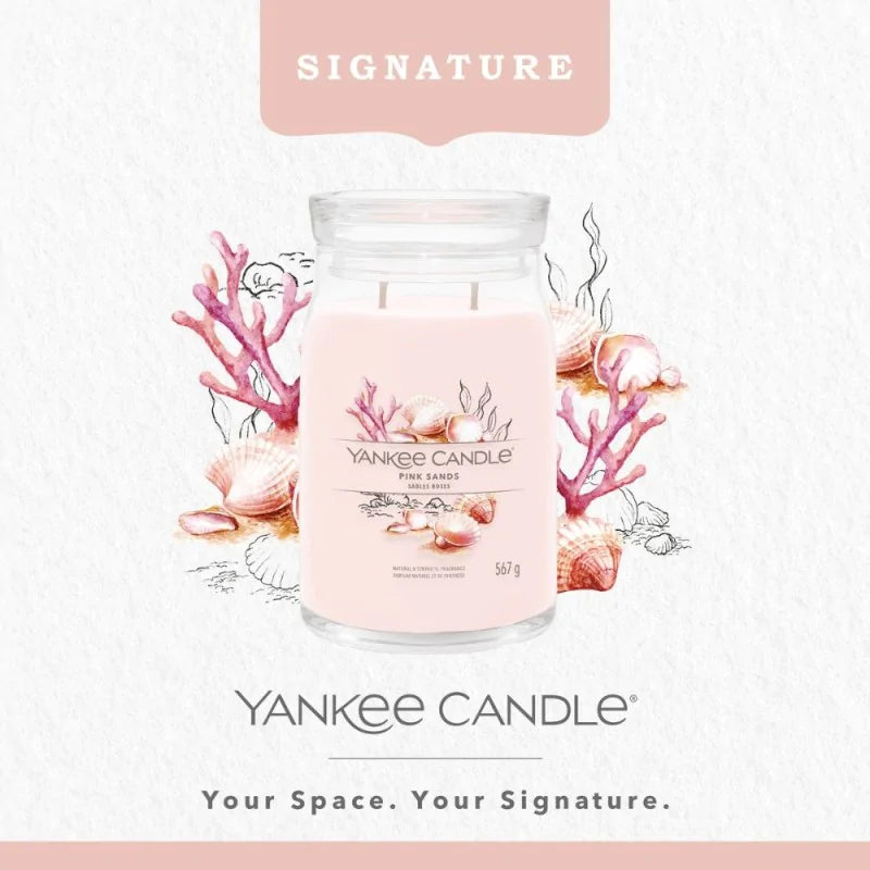 Yankee Candle Signature Świeca Zapachowa Duża Pink Sands