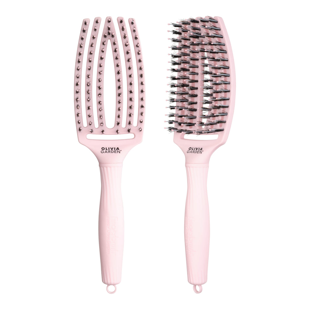 Olivia Garden Szczotka Fingerbrush Combo Pastel Pink Medium