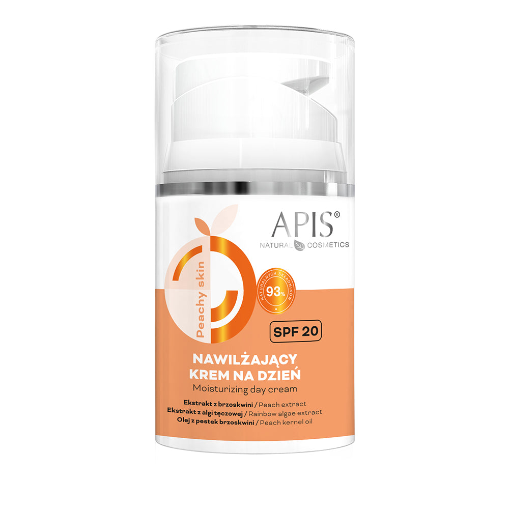 Apis Peachy Skin Nawilżający Krem Na Dzień Spf 20 / 50 Ml