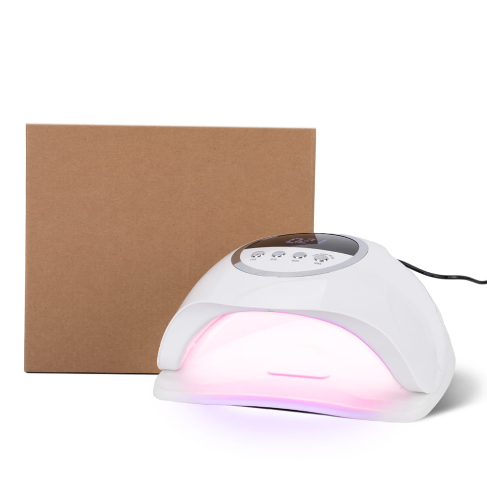 Lampa Do Paznokci UV/LED 320W Do Lakierów Hybrydowych Żeli I Akrylożeli Biała X20 MAX