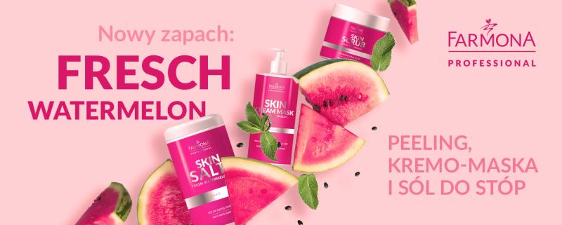 Farmona Skin Cream Mask Fresh Watermelon Kremo-Maska Do Ciała I Stóp 500 Ml