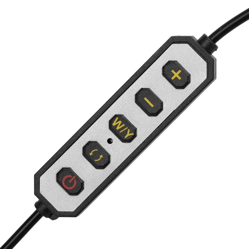 Lampa Kosmetyczna LED Łuk 36W Podłogowa Bezcieniowa Moon Light Czarna DZM 7X