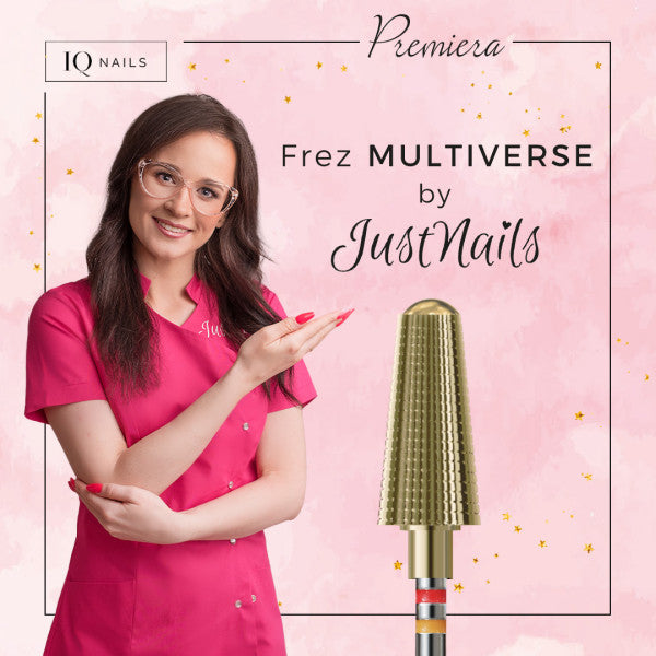 IQN Frez Multiverse By Just Nails Do Hybrydy, Żelu I Akrylu - Delikatny Stożek