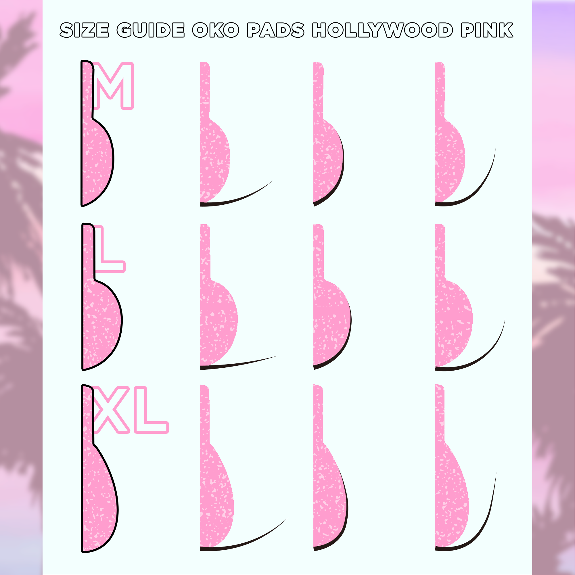OKO Wałki Do Laminacji OKO Hollywood Pink, 3 Pary