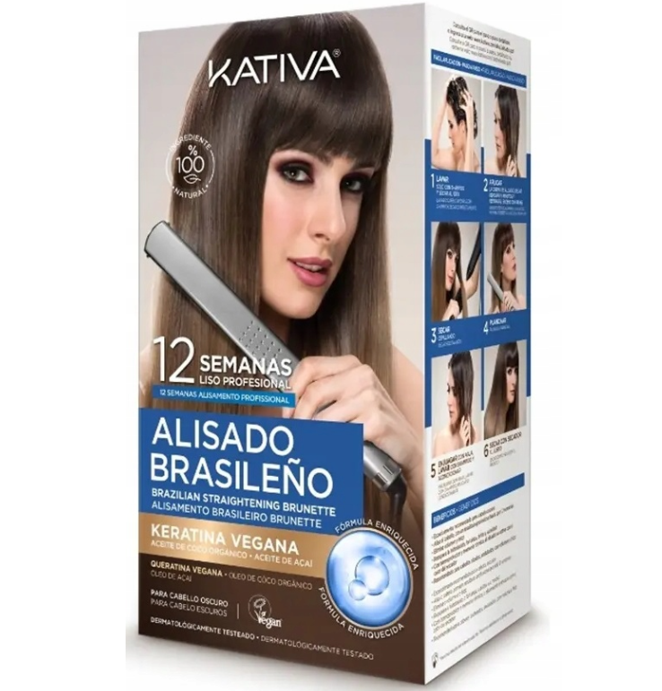 Kativa Brunette Keratynowe Prostowanie Włosów Dla Brunetek