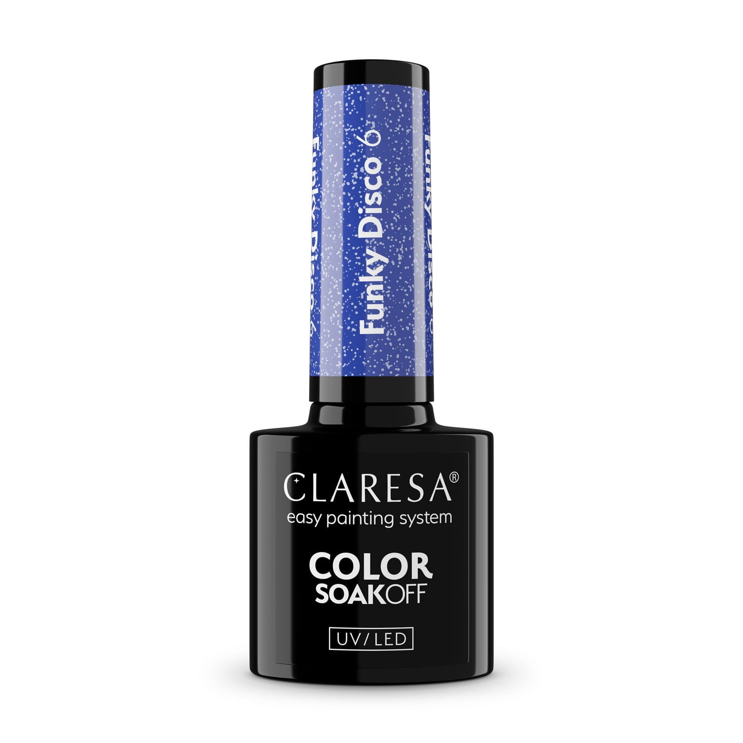 Claresa Lakier Hybrydowy Funky Disco 6 Blue Beat 5g