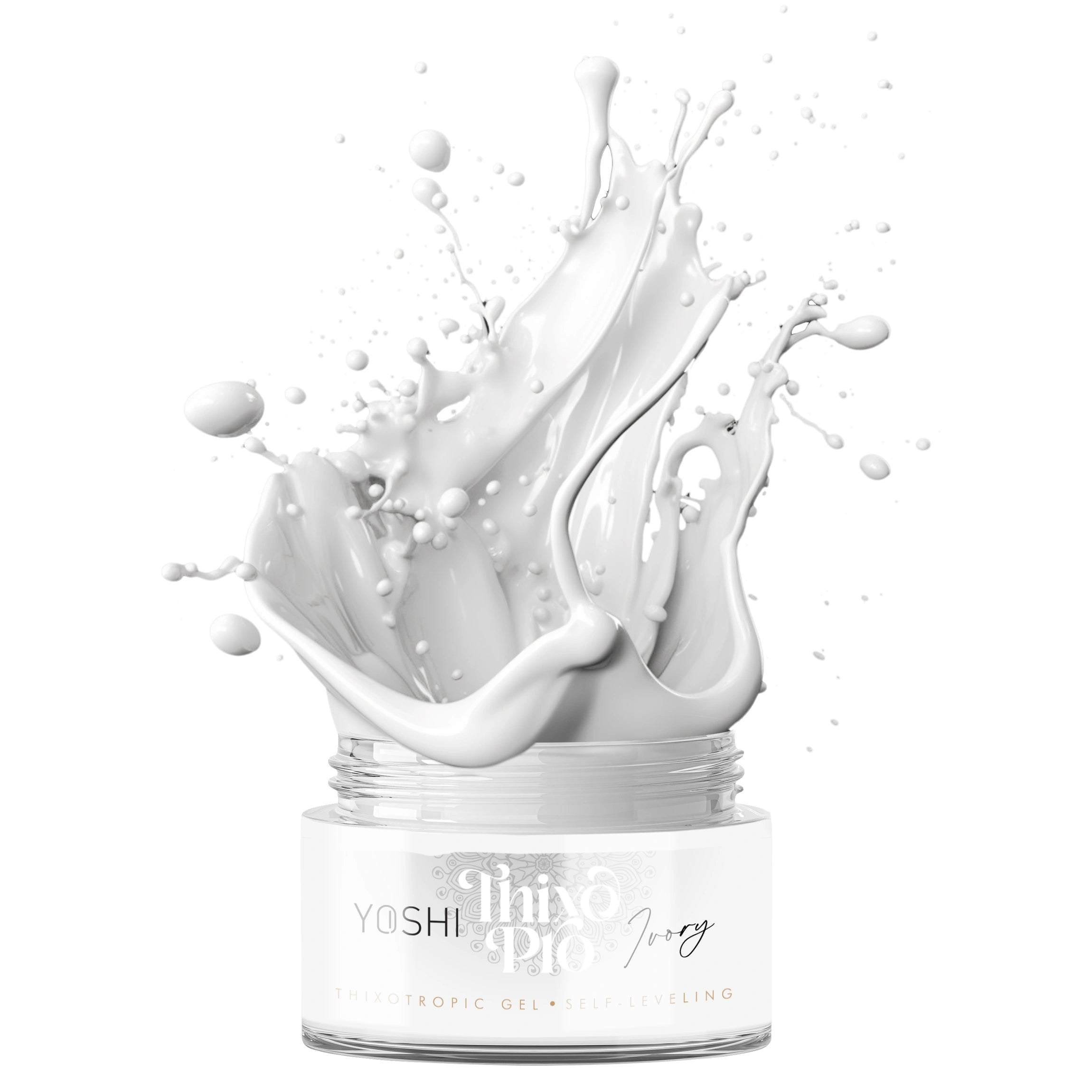 Yoshi - Żel Samopoziomujący UV/LED Thixo Pro Ivory 50 ml