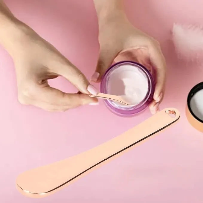 Wielorazowe Szpatułki Kosmetyczne Do Nakładania Kremów Rose Gold