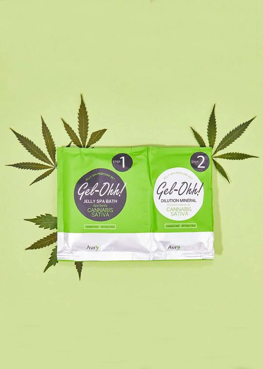 AvryBeauty Gel-Ohh! Żelowy Pedicure Cannabis Sativa