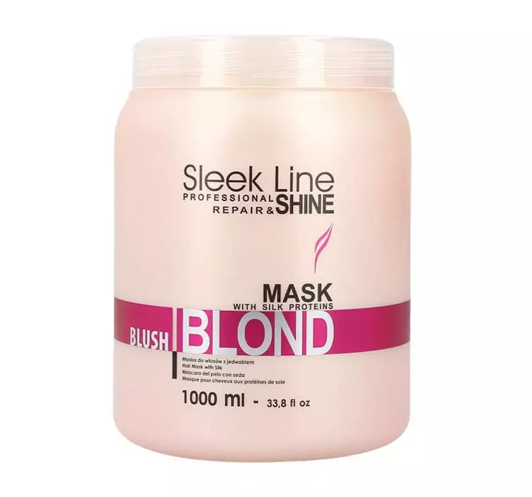 Stapiz Sleek Line Blond Blush Maska Do Włosów 1000ml