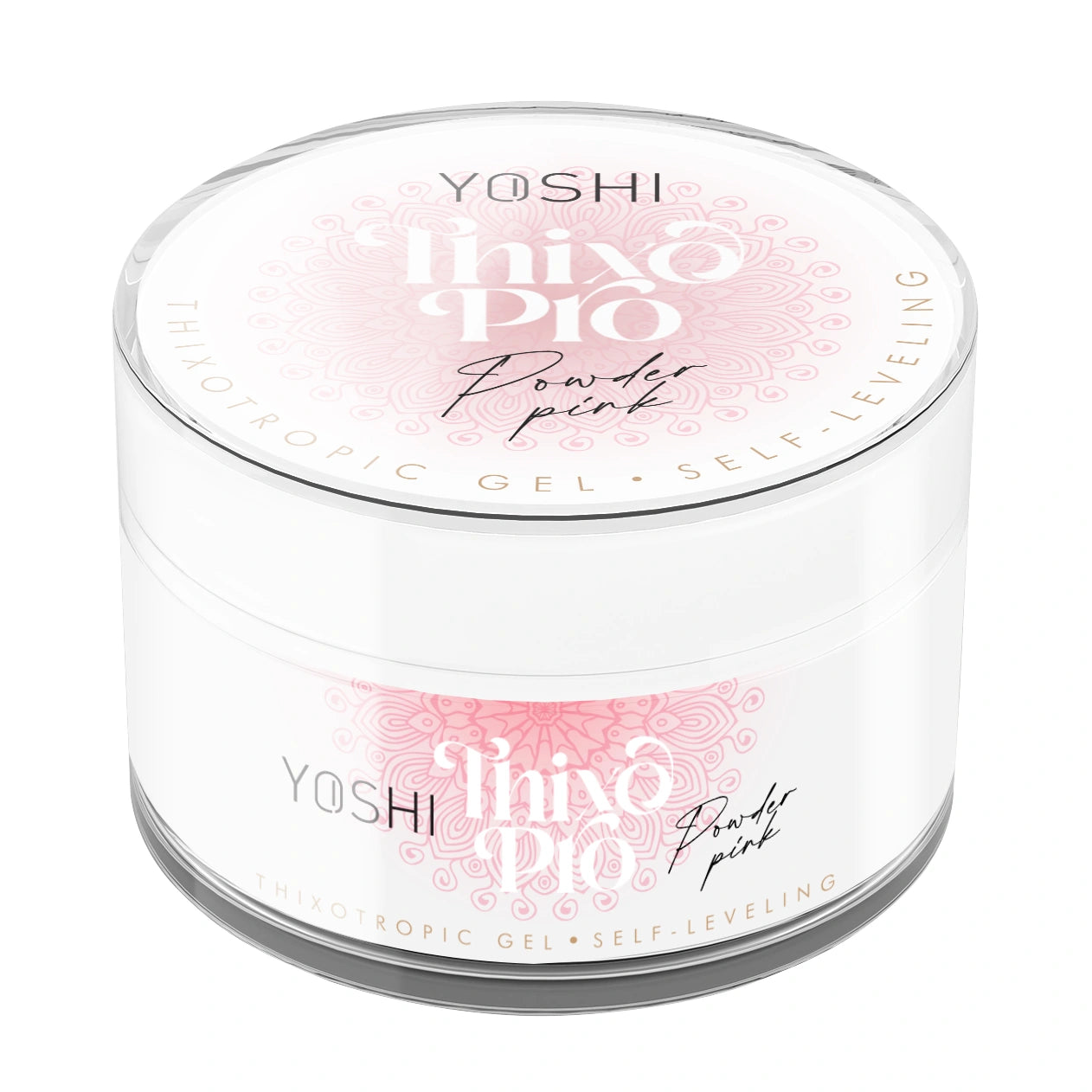 Yoshi - Żel Samopoziomujący UV/LED Thixo Pro Powder Pink 50 ml