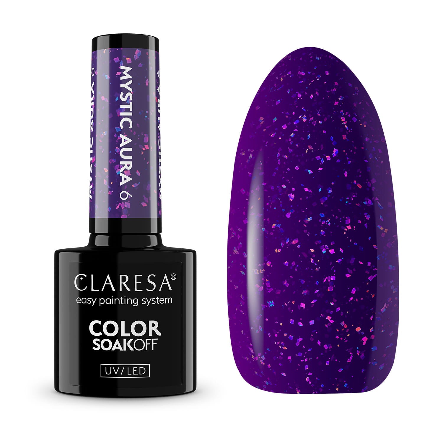 Claresa Lakier Hybrydowy Mystic Aura 6 5g