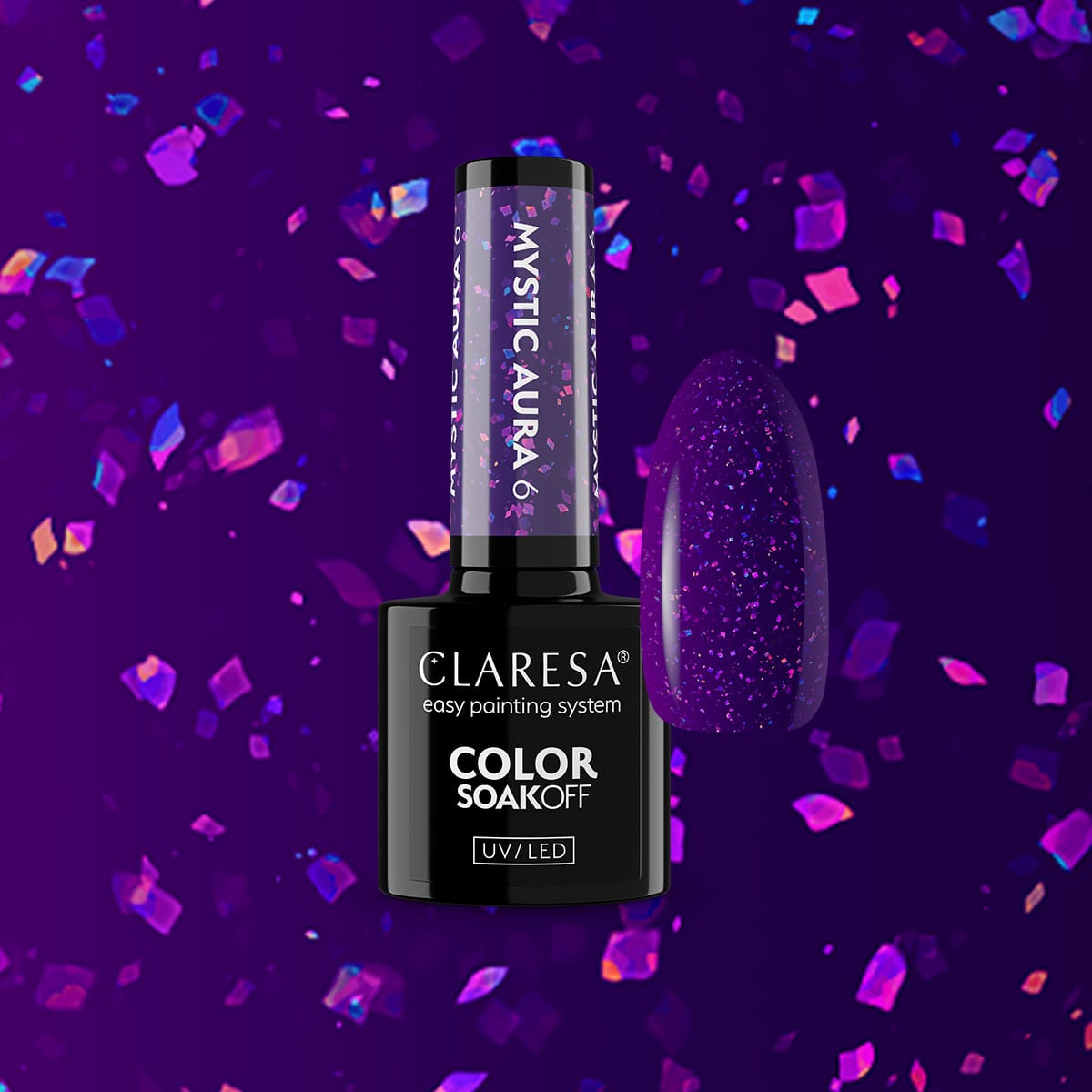 Claresa Lakier Hybrydowy Mystic Aura 6 5g