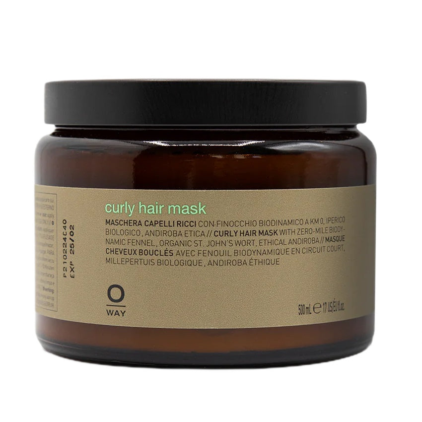 Oway Curly Hair Mask Maska Do Włosów Naturalnie Kręconych I Po Trwałej Ondulacji 500ml