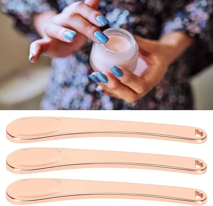 Wielorazowe Szpatułki Kosmetyczne Do Nakładania Kremów Rose Gold