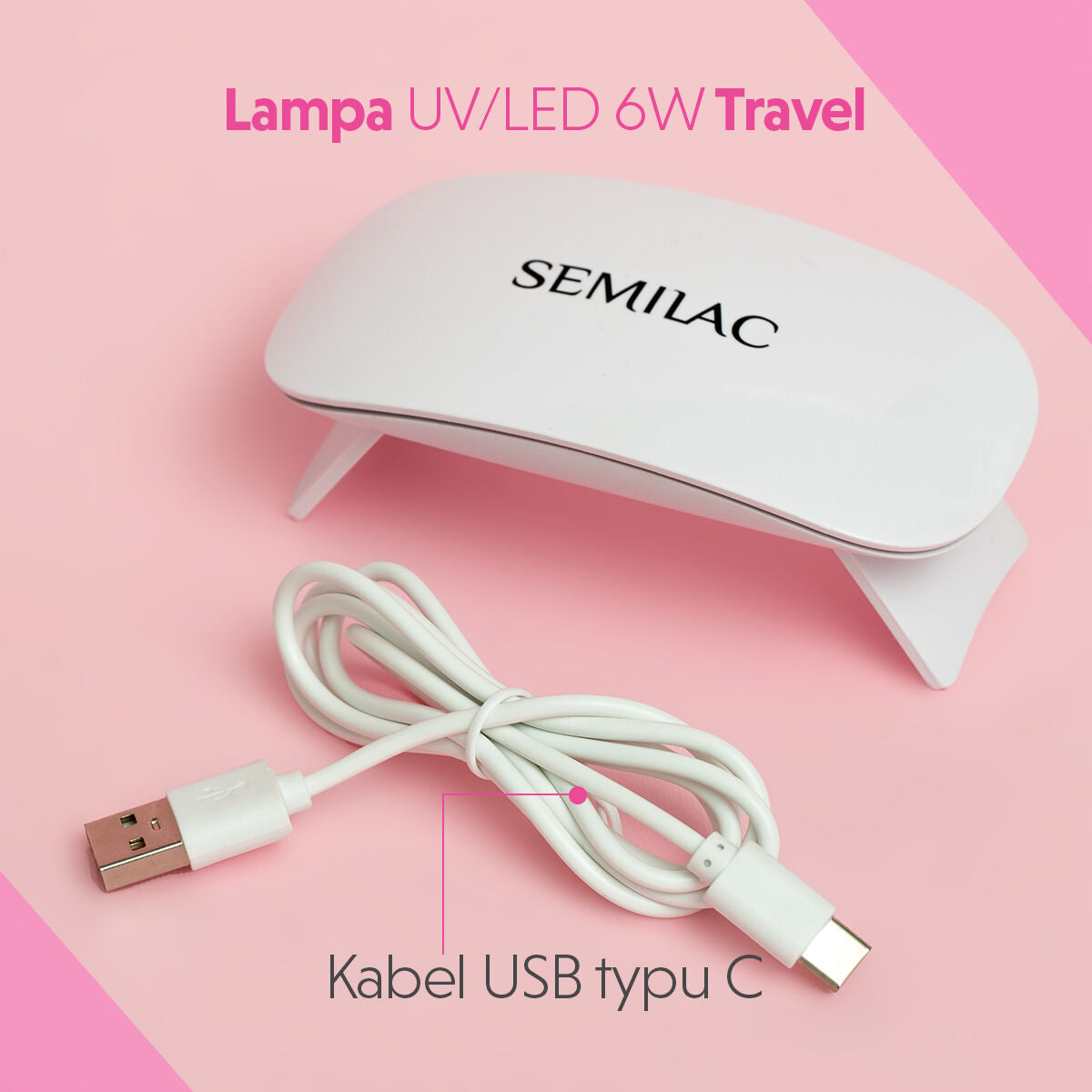Semilac Lampa UV/LED 6 W Travel