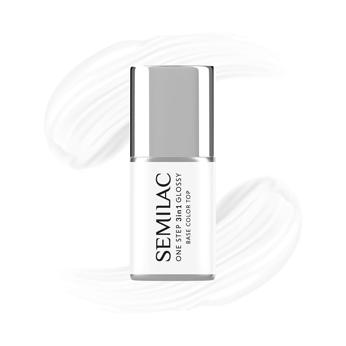 Semilac Lakier Hybrydowy One Step 3in1 Glossy S110 The White 7 Ml