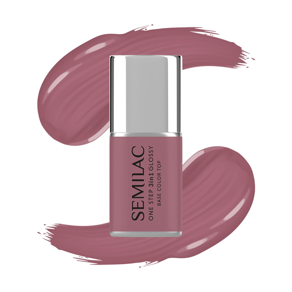 Semilac Lakier Hybrydowy One Step 3in1 Glossy S201 Earth Pink 7 ml