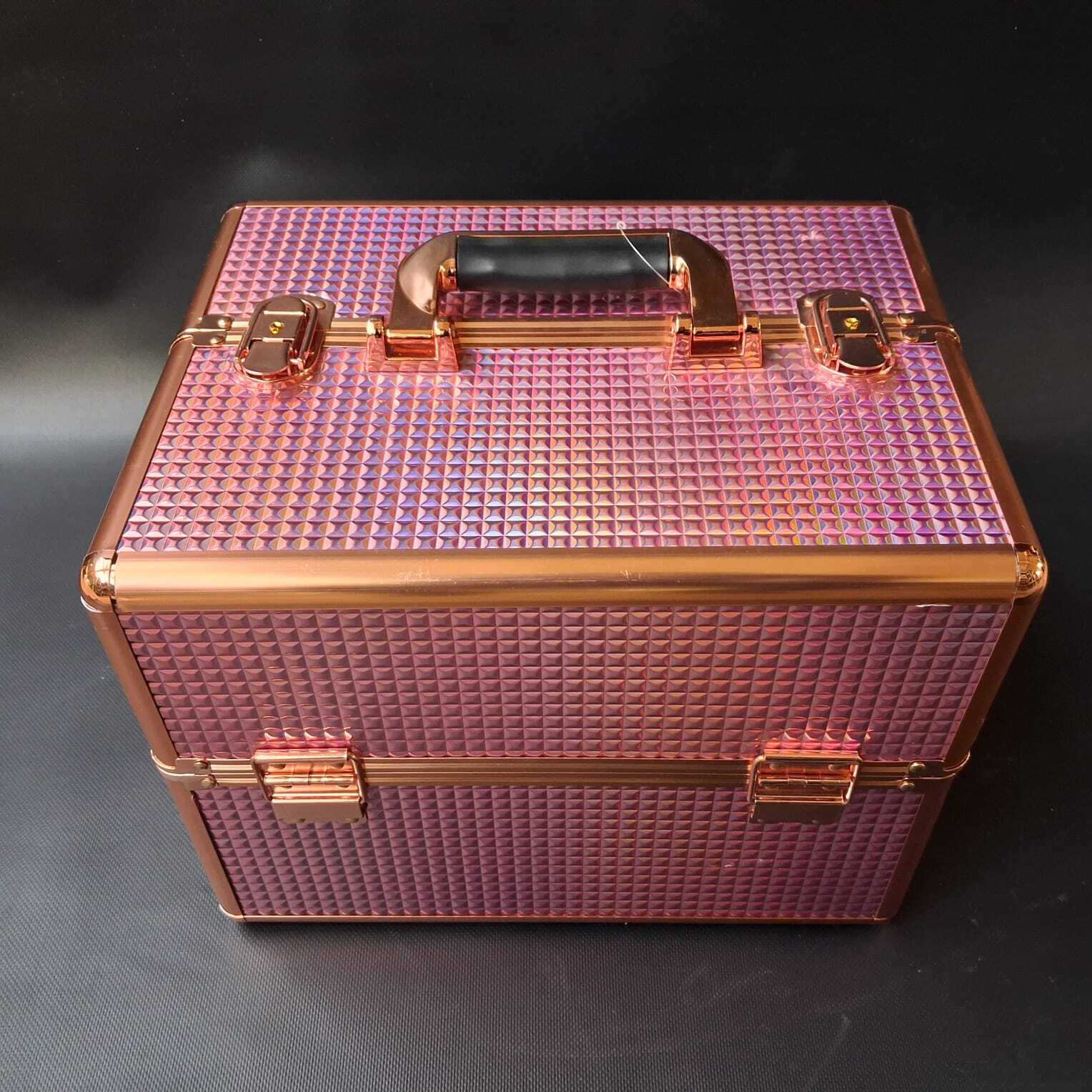 Kuferek Kosmetyczny M Na Lakiery K105-7H Okucia Rose Golden Outlet 32/2026