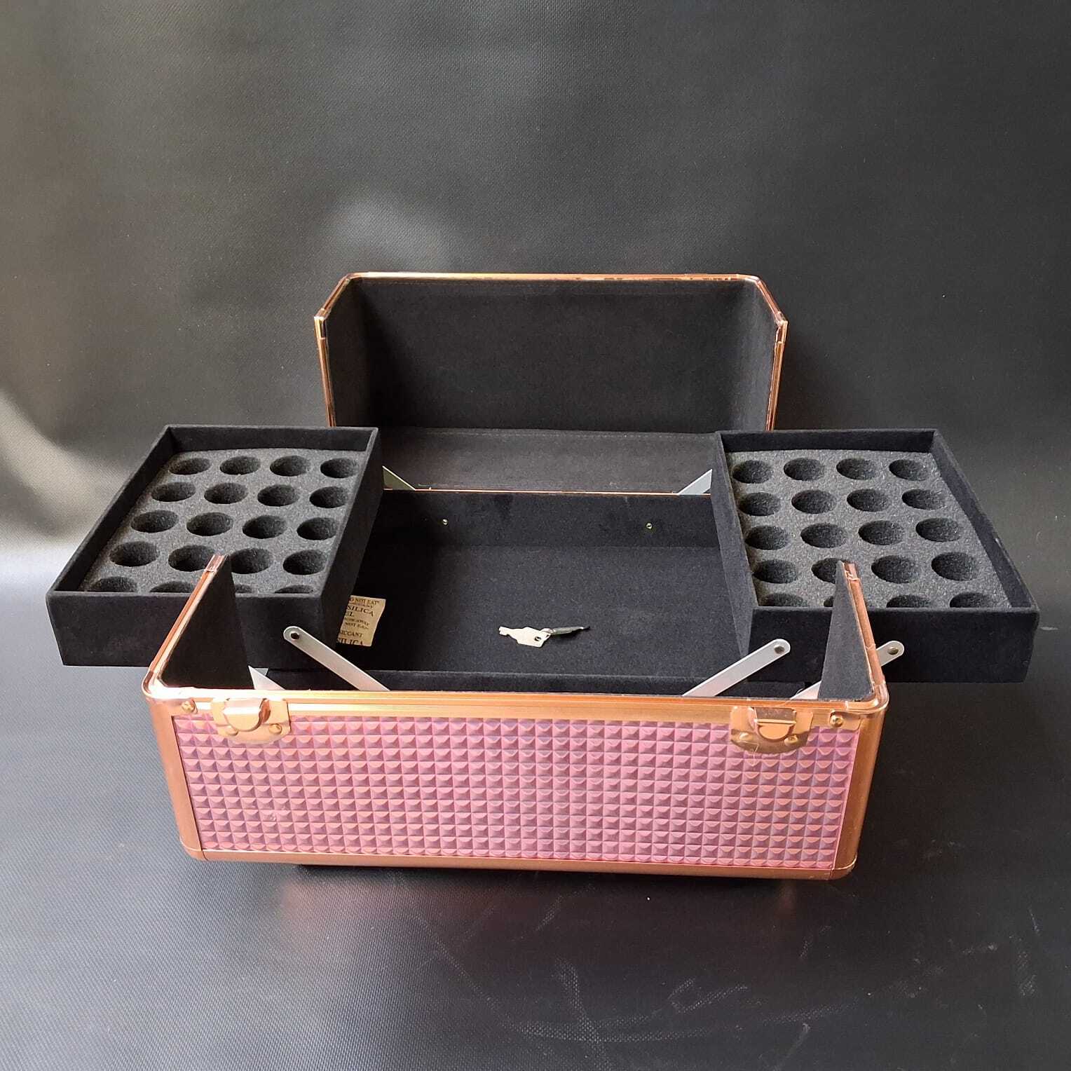 Kuferek Kosmetyczny M Na Lakiery K105-7H Okucia Rose Golden Outlet 32/2026