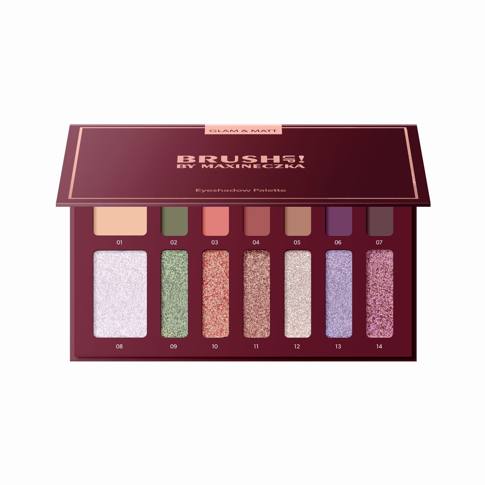 Brush Up! By Maxineczka Paleta Cieni Do Powiek Eyeshadow Palette 21g