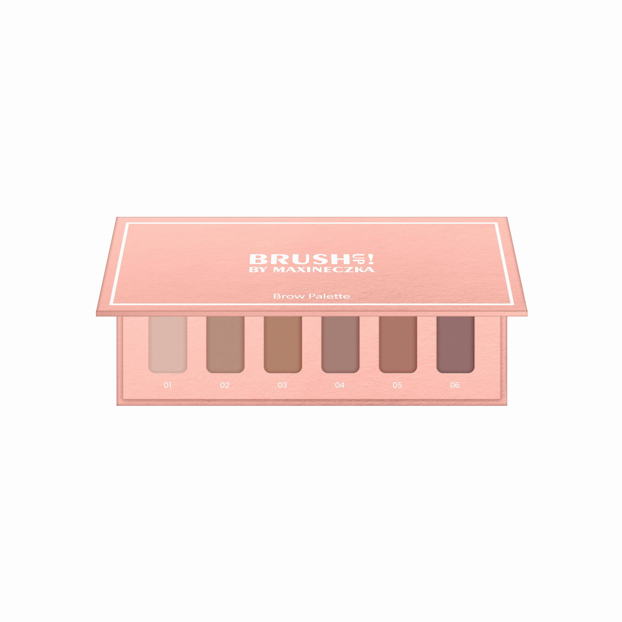 Brush Up! By Maxineczka Paleta Cieni Do Brwi Brow Palette 7,5g