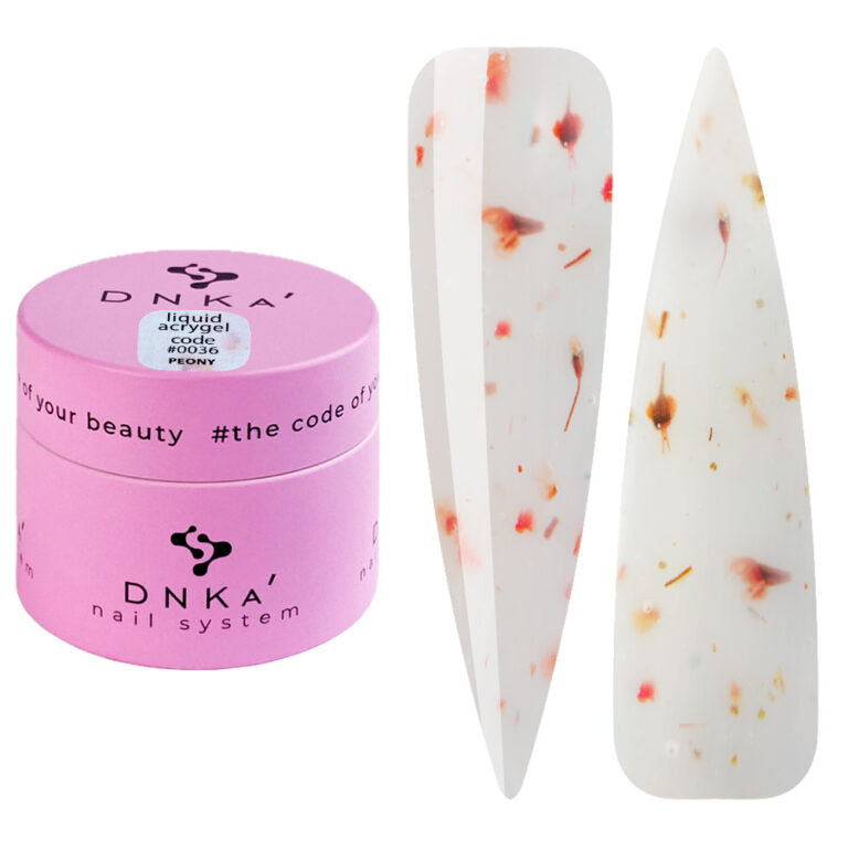 DNKa Liquid Acrygel Płynny Żel Wzmacniający Płytkę #0036 Peony 15ml