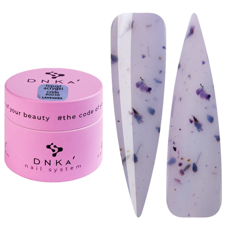 DNKa Liquid Acrygel Płynny Żel Wzmacniający Płytkę #0038 Lavender 15ml