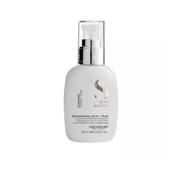 Alfaparf Milano Alfaparf Semi Di Lino Diamond All-In-1 Fluid Rozświetlający Do Włosów Normalnych, 125ml — Składniki i ocena