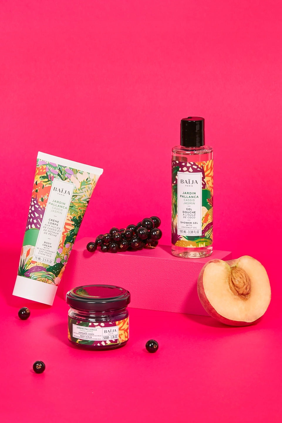 Baïja Zestaw Prezentowy Jardin Pallanca (Żel, Peeling, Balsam)