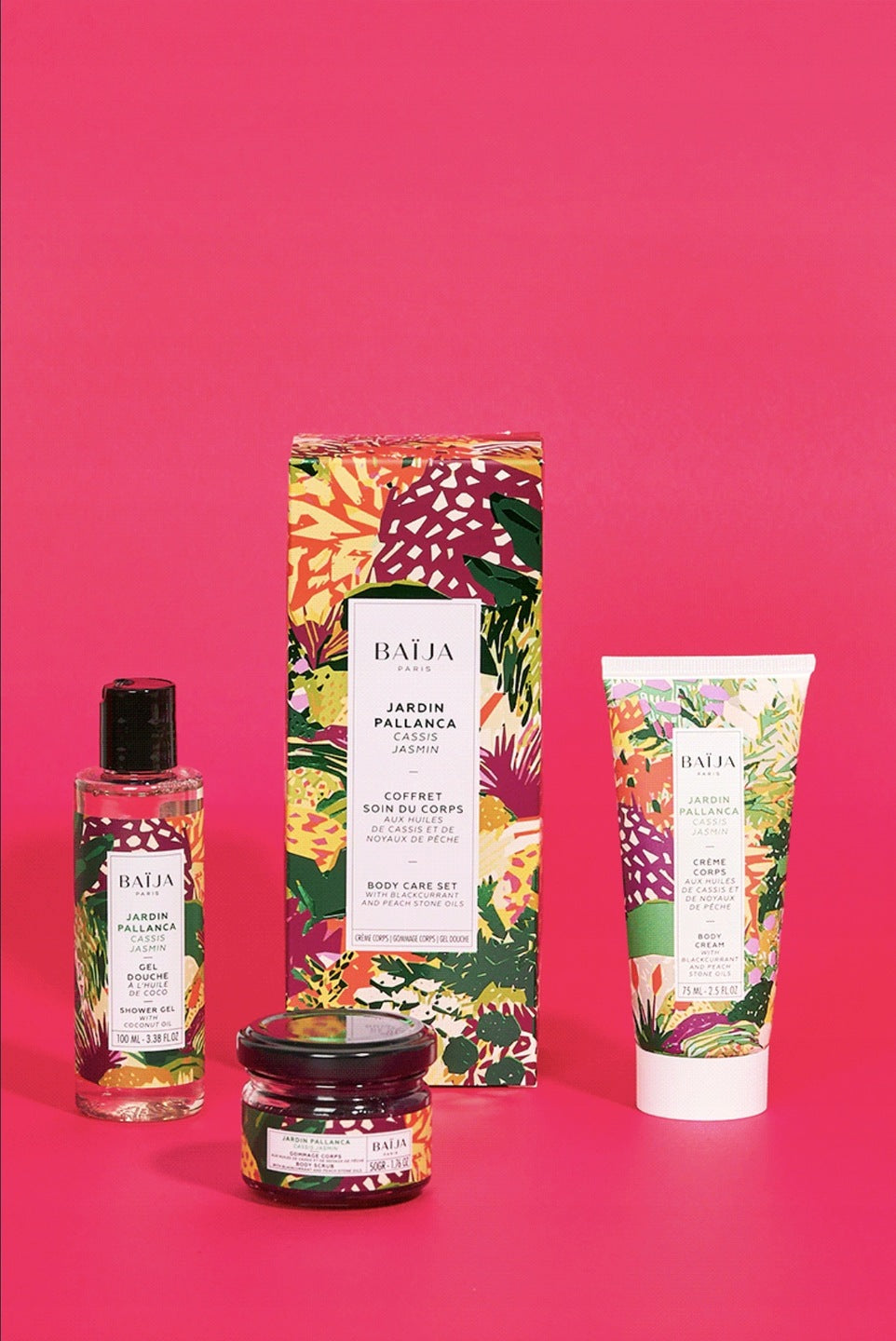 Baïja Zestaw Prezentowy Jardin Pallanca (Żel, Peeling, Balsam)