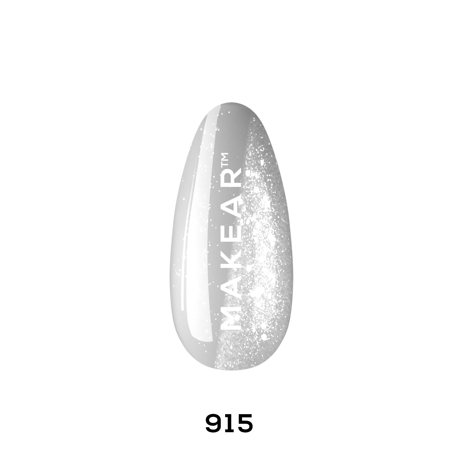 Makear Lakier Hybrydowy915 White Lady 8 ml