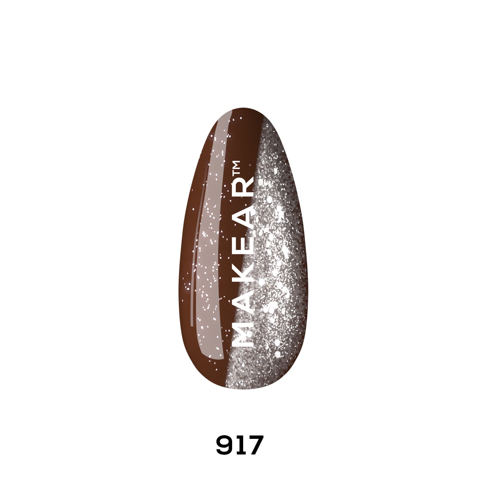 Makear Lakier Hybrydowy 917 Dark'n Stormy 8 ml