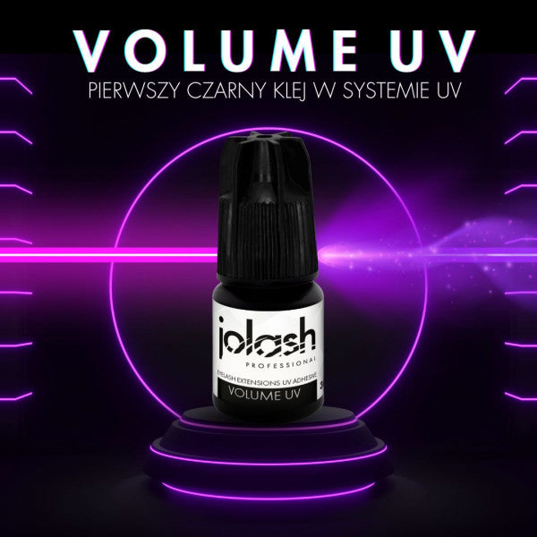 Jolash Jl Volume UV -  Klej Do Przedłużania Rzęs Metodą UV Nowa Rzadka Formuła 3ml