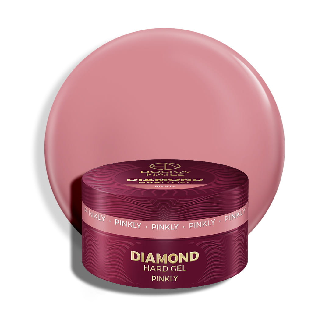 Boska Nails Żel Budujący Hard Diamond Gel Pinkly 30 Ml