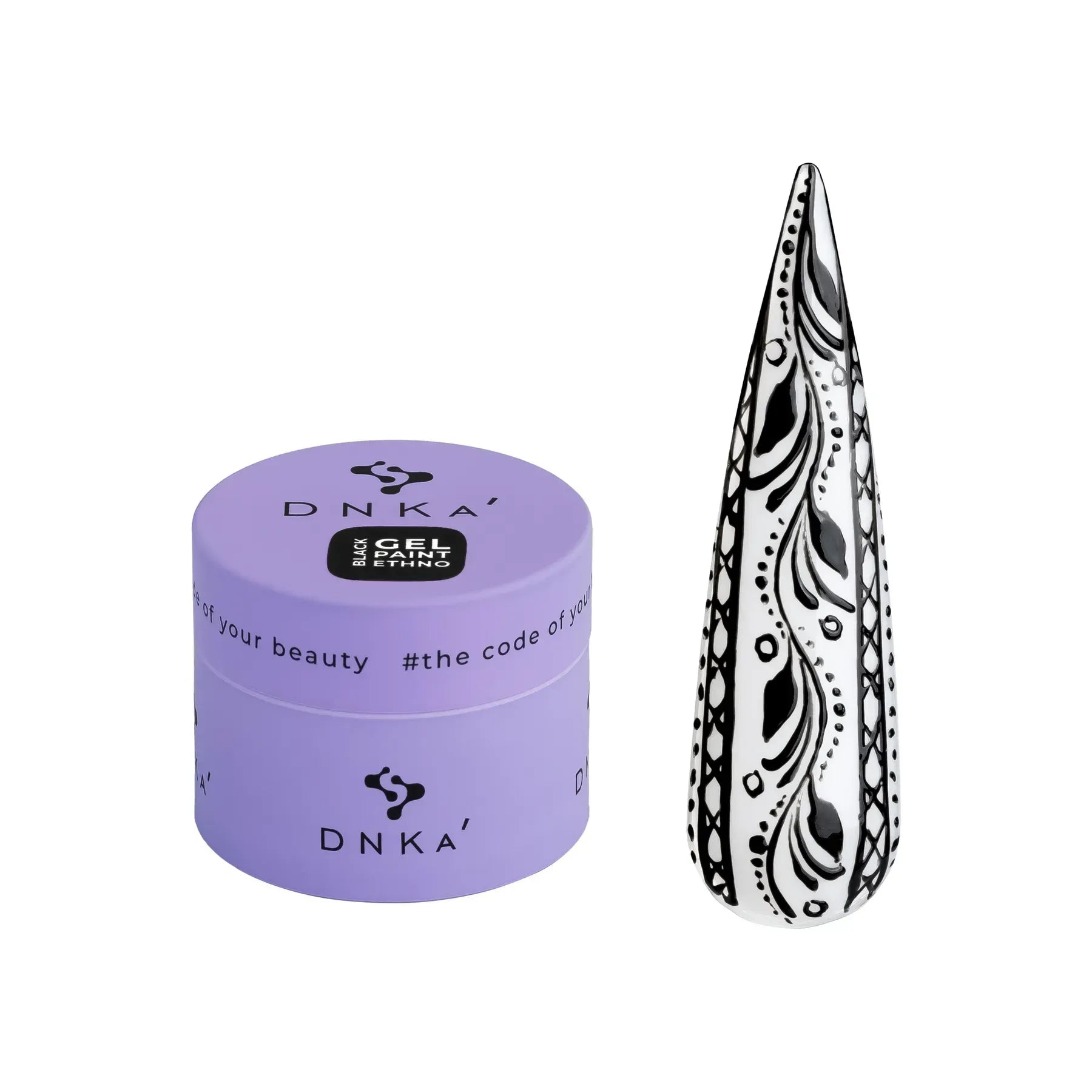 DNKa Żel Do Zdobień Gel Paint Ethno Black 5ml