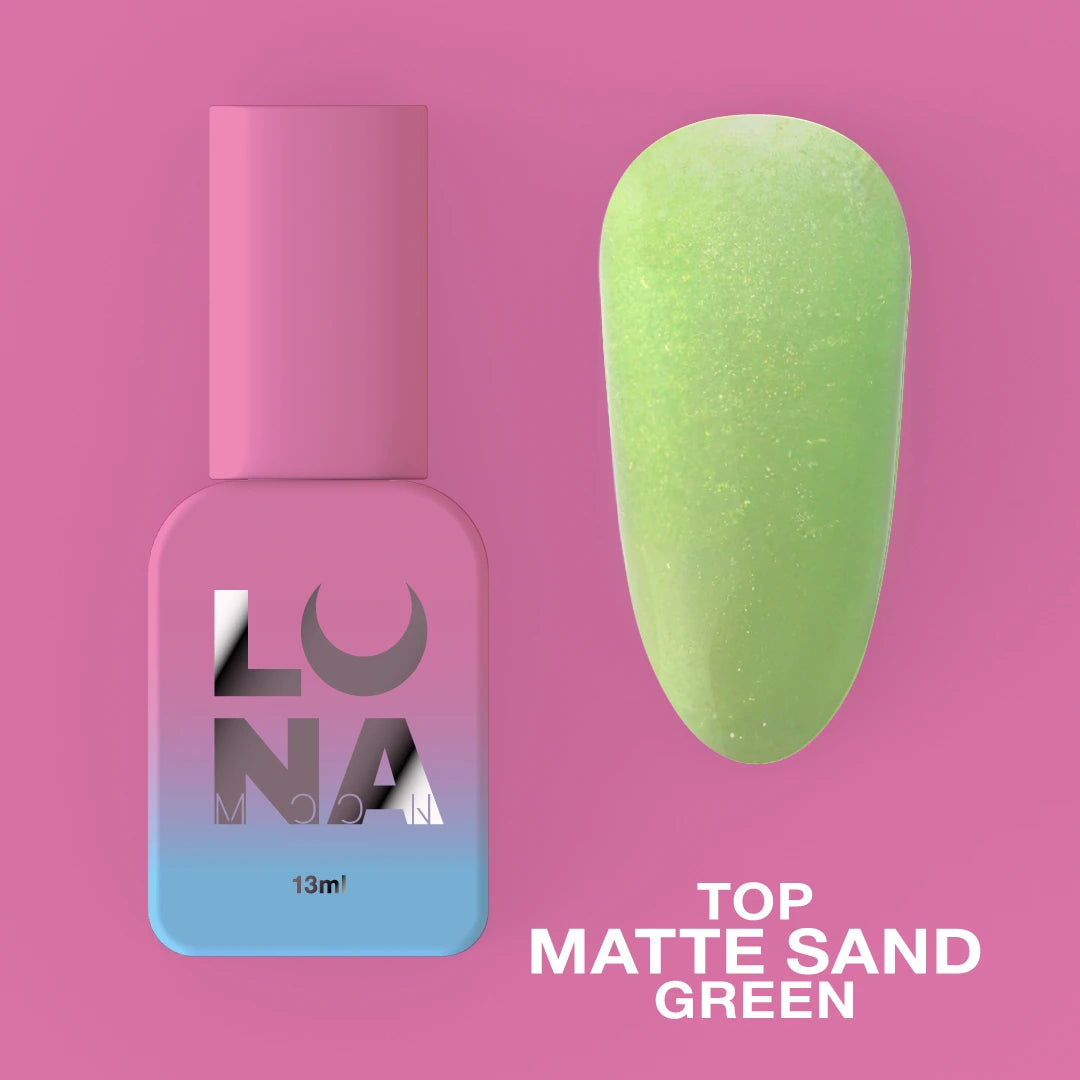 Luna Top Matte Sand Green 13ml