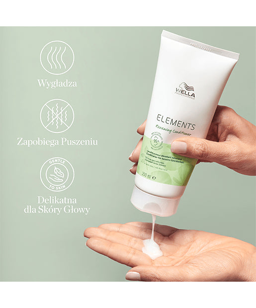 Wella Elements Renewing Wygładzająca Odżywka Przywracająca Włosom Połysk I Podatność Na Układanie 200 Ml